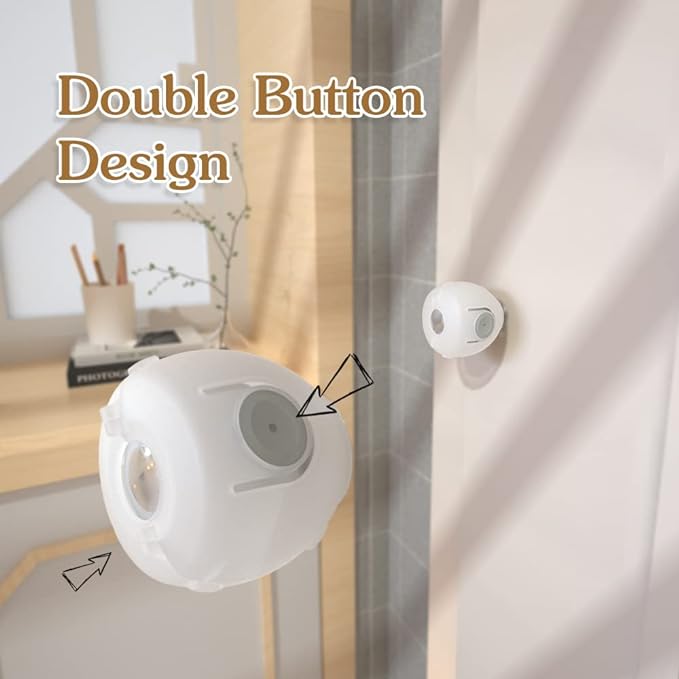 Child Safety Door Knob Cover, Baby Proof Door Handle Lock - 4 Pack