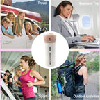 Travel Bottles, Portable 4 Compartment Refillable for Shampoo and Lotion