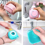 Silicone Bath Brush Soft Body Scrubber for Baby