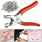 Metal Button Press Tool, Tich Button Pliers for Baby Clothes, Crafts, & More