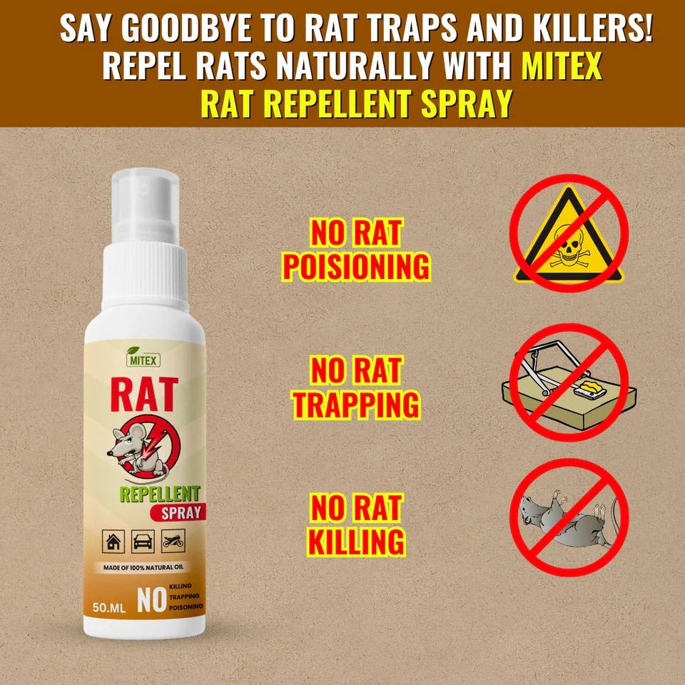 Rat Repellent Spray 50ml for Car Engine and Home Use