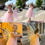 Glowing Elf Wings, Rechargeable Light-Up Fairy Costume, for Kids & Adults