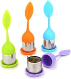 Tea Infuser, Reusable with Silicone Lid for Loose Leaf Tea