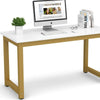 Lavey Gold Home Office Writing Organizer Desk Table