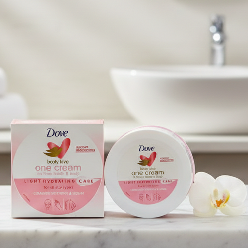 Dove Face Body Cream Providing Gentle Care Durable Quality Comfortable Use Everyday Skin Nourishment Support - 150g