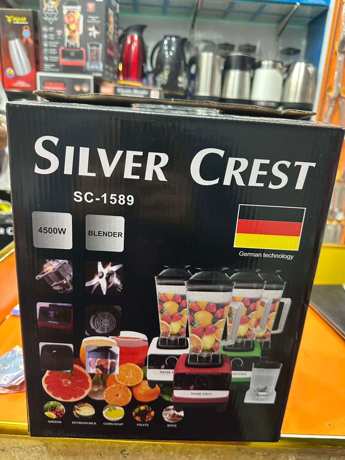SC-1589 2-in-1 Juicer, Blender & Dry Mill Jar – German Technology