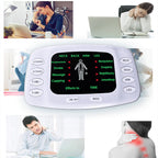 Massager Machine, Digital Therapy with Electrode Pads and Slippers