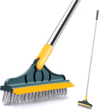 Broom Wiper 2 in 1 Dual Purpose Cleaning Tool Strong Bristles