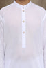 WHITE COTTON KID'S SHALWAR KAMEEZ