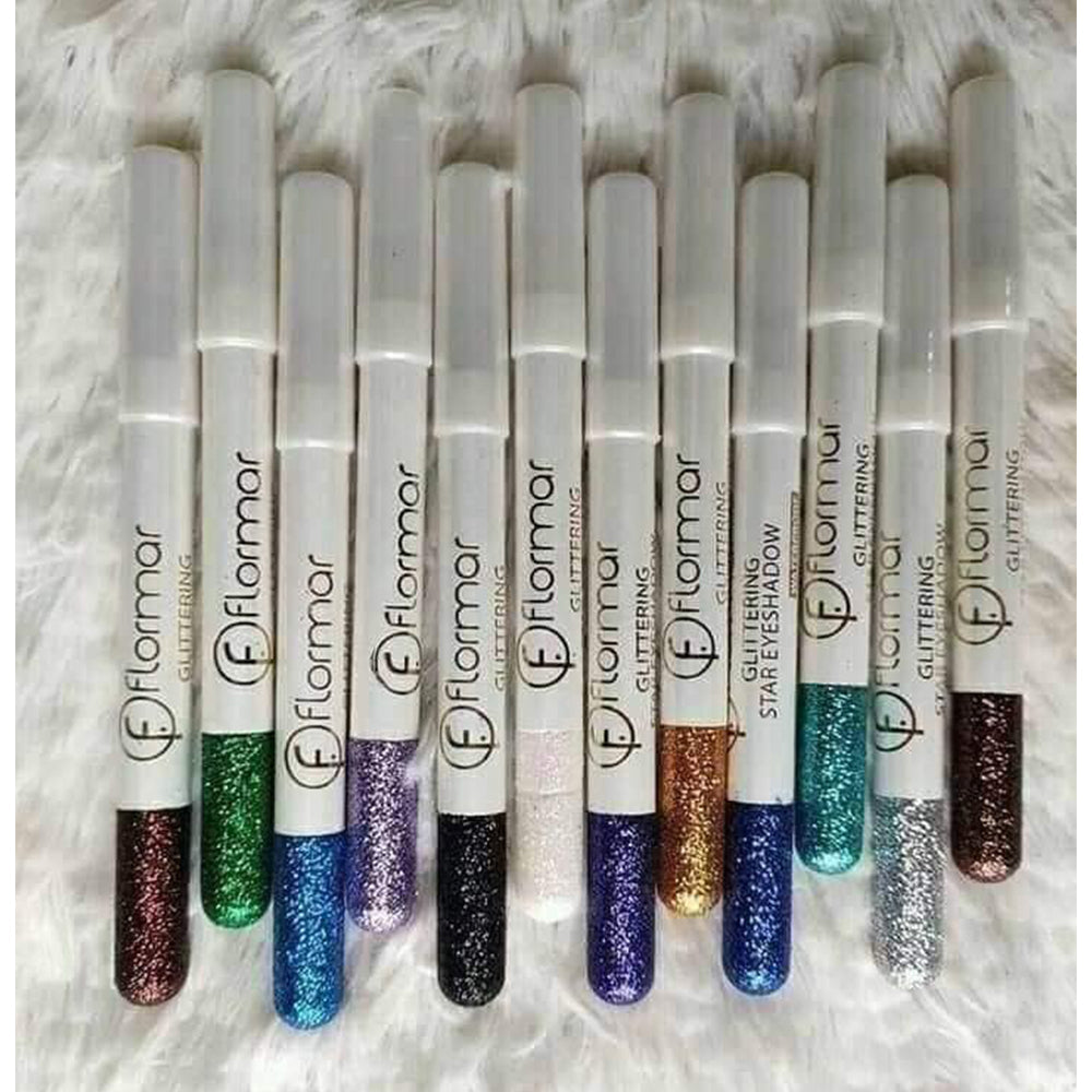 Violet Glitter Eye Shadow Pencil Set – 6 or 12 Shades