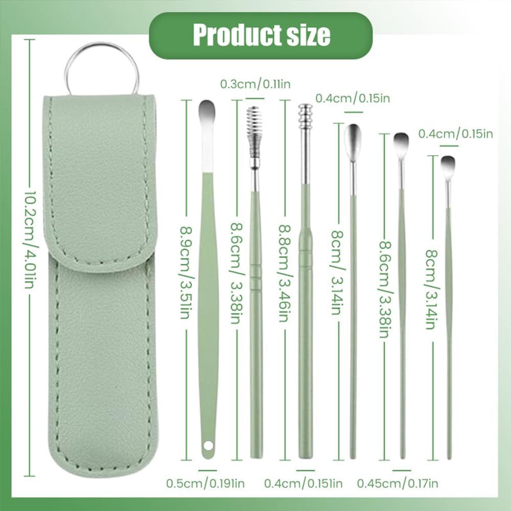 Stainless Steel 410 Spiral Ear Cleaner Tool With Helical Groove Design