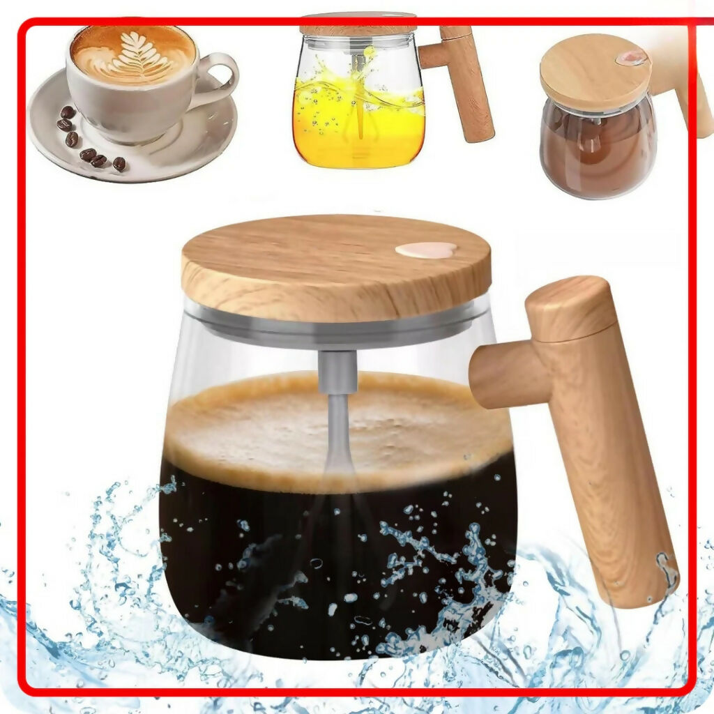 Self Stirring Coffee Mug, Battery Operated, for Home, Office & Travel