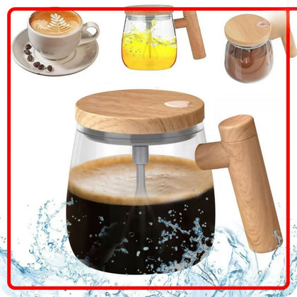 Self Stirring Coffee Mug, Battery Operated, for Home, Office & Travel