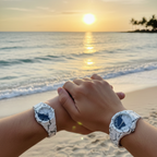 Tiger Aura Pair Watch Set – His & Hers Stylish Wristwatches