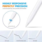 Universal Rechargeable Stylus Pen for Touchscreen Devices | Magnetic Stylus with High-Precision Tip | USB Type-C Charging | Compatible with iPad, Android & Tablets