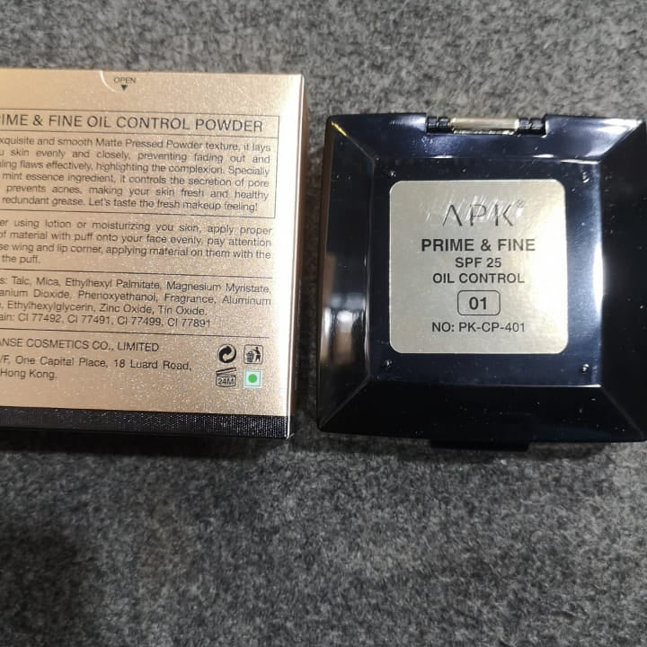 APK In Love Prime And Fine SPF 25 Oil Control Powder Providing Smooth Finish With Sun Protection - 20g