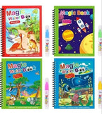 Magic Water Drawing Coloring Book Reusable Painting Book for Kids