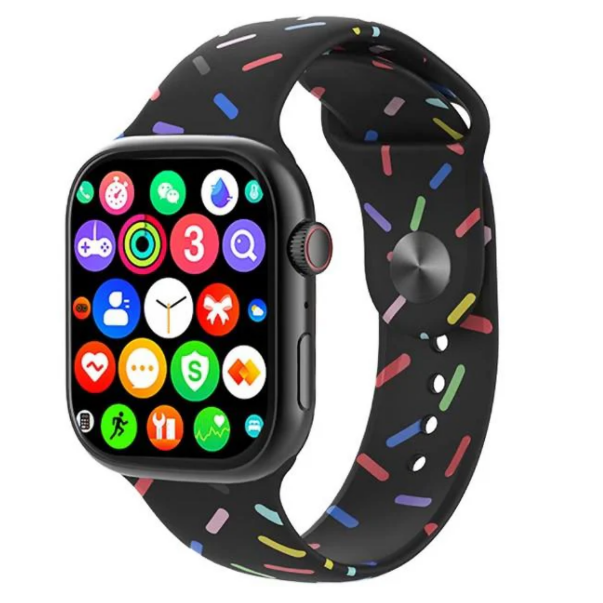 Smartwatch with Cooling Fan and Free Air31 Wireless Earbuds