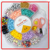 Kitty & Flower Beads Set, for Kids & DIY Crafting