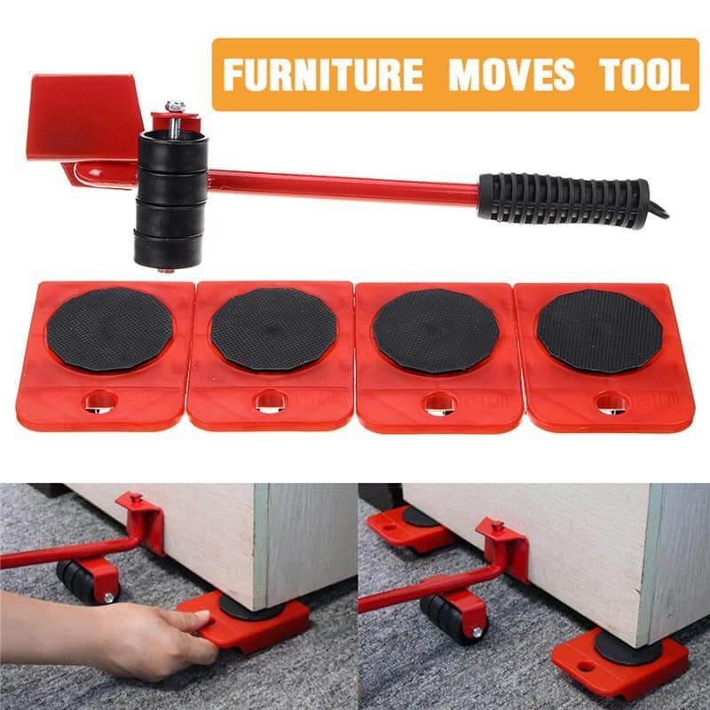 Furniture Lifter & Moving Roller, Heavy Duty Moving Tool Set