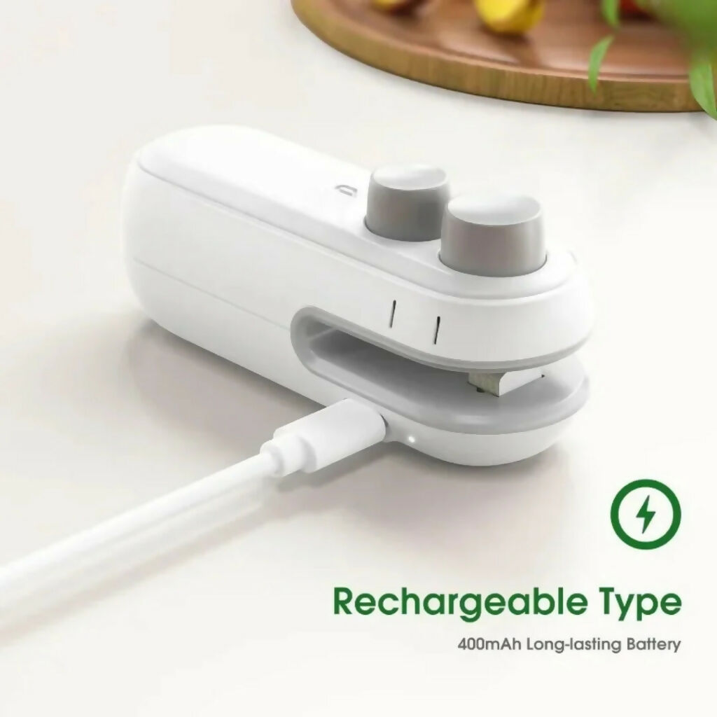 USB Rechargeable Portable Mini Heat Sealing Machine cell operated plastic bag sealer