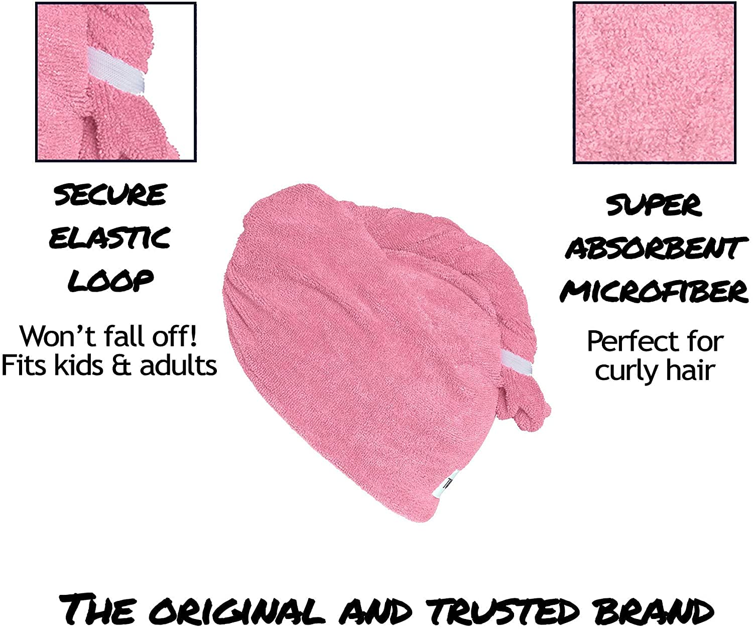 Turbo Twist Towel Hair Towel Wrap for Women