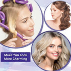 Papilotten Hair Rollers Set Lightweight Foam Curlers for All Hair Types