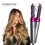 5-in-1 Hair Styling Tool Kit Blow Dryer, Curler & Comb, for Unisex uses