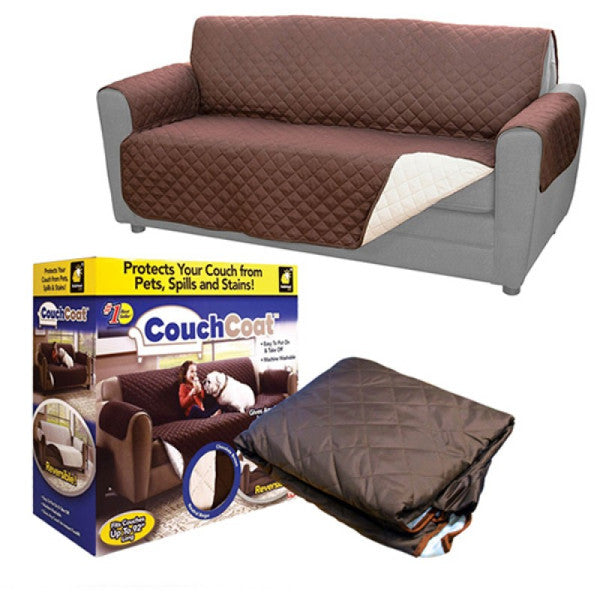 Sofa Cover Couch Protector Washable Furniture Cover Brown