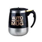 Self Mixing Magnetic Stirring Cup 400ml Stainless Steel Insulated