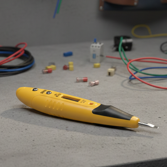 Digital Voltage AC/DC Tester – Compact Electrical Measuring Tool