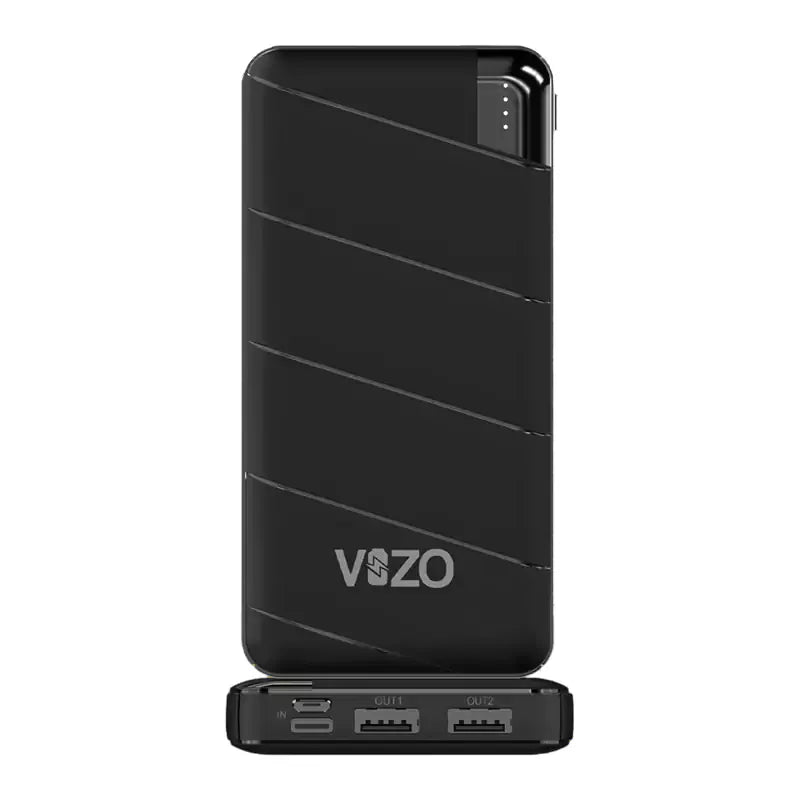 Power Bank, with Dual USB Output, for Android and iPhone - Vizo VHT-07 10000mAh