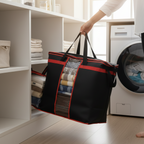 Large Storage Bag Organizers, Heavy-Duty Clothes & Blanket Storage Solution