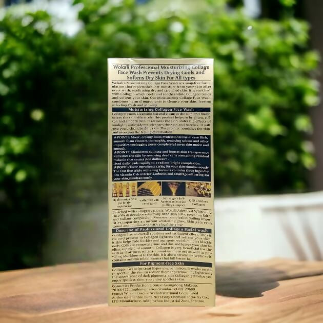 Wokali Collagen Anti Aging And Anti Acne Facial Wash