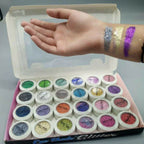 Miss Rose Multicolor High Pigmented Glitter Shimmer Eyeshadow Palette Set Professional Eye Makeup