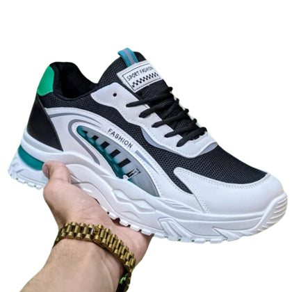 Sneakers, Black & White Shoes with Top Quality, for Women