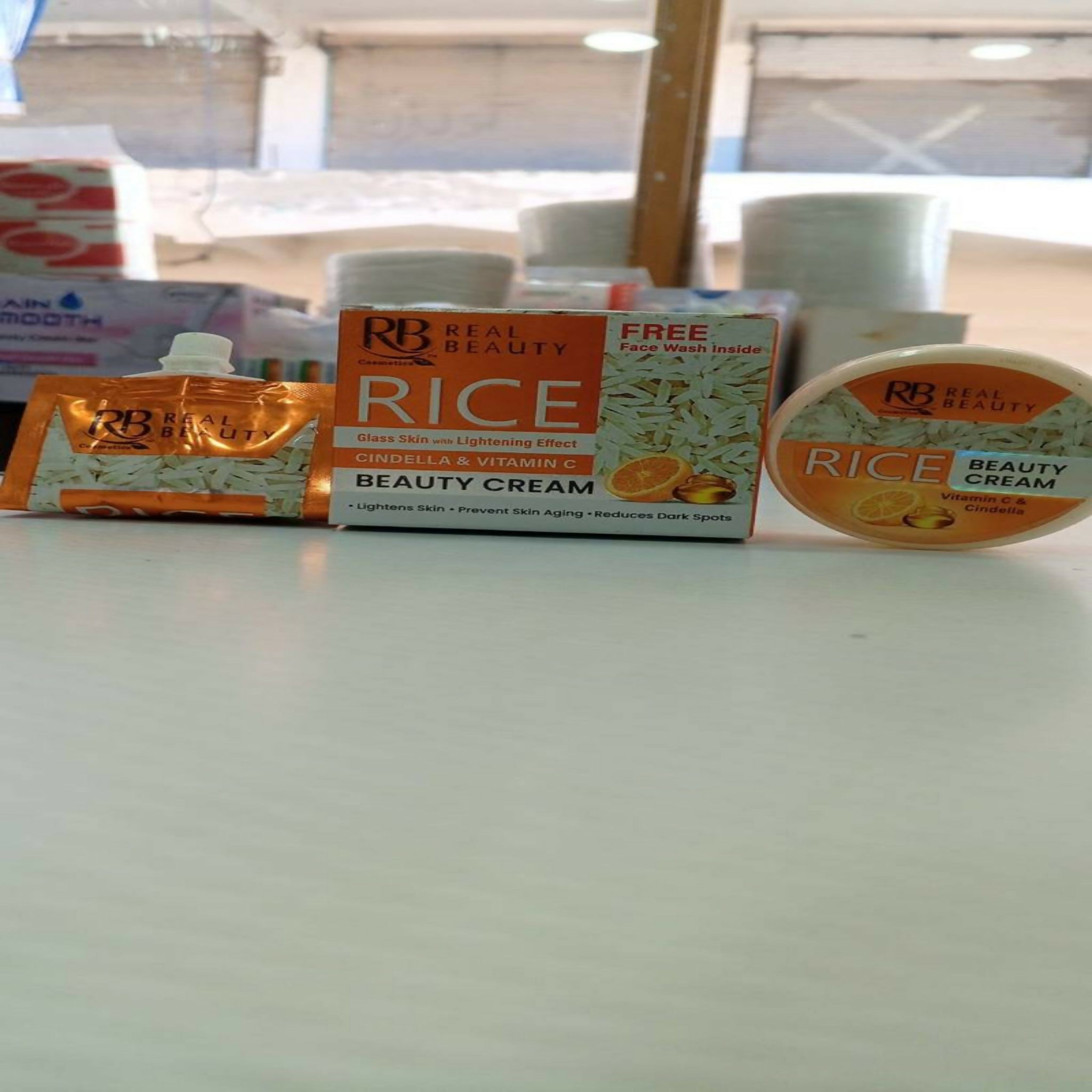 RB Rice Beauty Cream with Free Face Wash | Brightening & Nourishing Skincare
