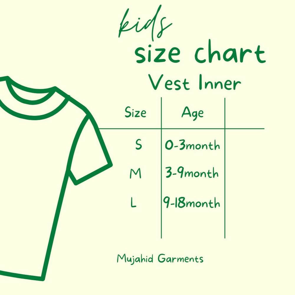 Baby Soft Cotton Inner Vest - Pack Of 3