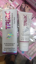 Triac Anti Acne Anti Bacterial Face Wash 70ml for Acne-Prone Skin