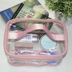 Bag ,Transparent Cosmetic Travel Large Capacity PVC Toiletry Organizer