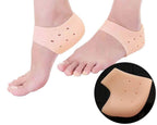 Orthopedic Silicone Heel Protectors, Medical Grade Cushioned Heel Pads (Pair)