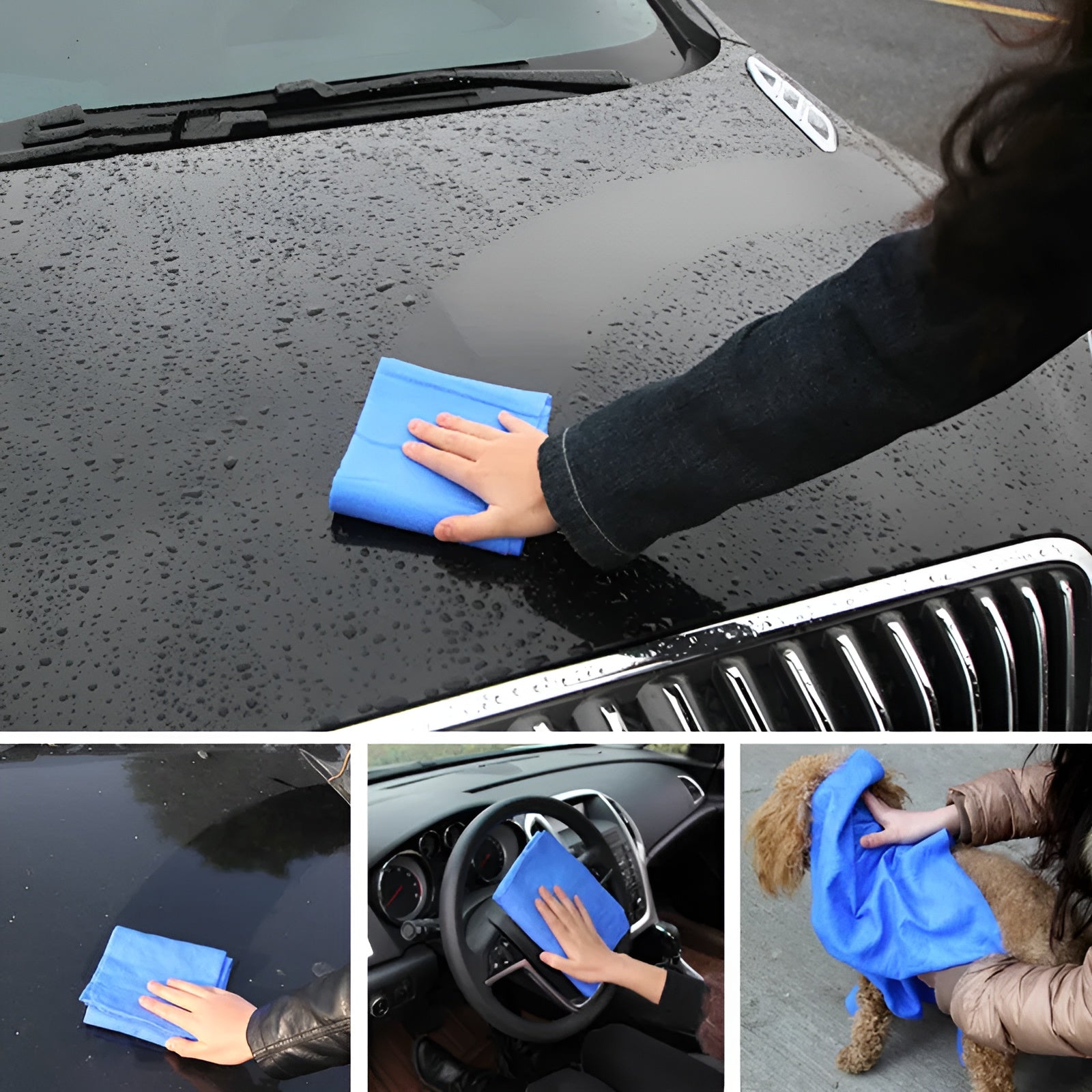 Chamois Car Cleaning Cloth Super Absorbent Drying Towel for Car Care