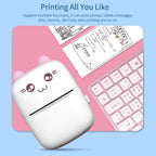 Thermal Printer, Portable Mini Bluetooth Pocket Printer for Photos and Labels
