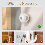 Child Safety Door Knob Cover, Baby Proof Door Handle Lock - 4 Pack