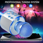 Microphone, Wireless Bluetooth Karaoke, WS-858 with Speaker
