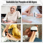 Electric Nail Clipper USB Rechargeable Automatic Nail Trimmer