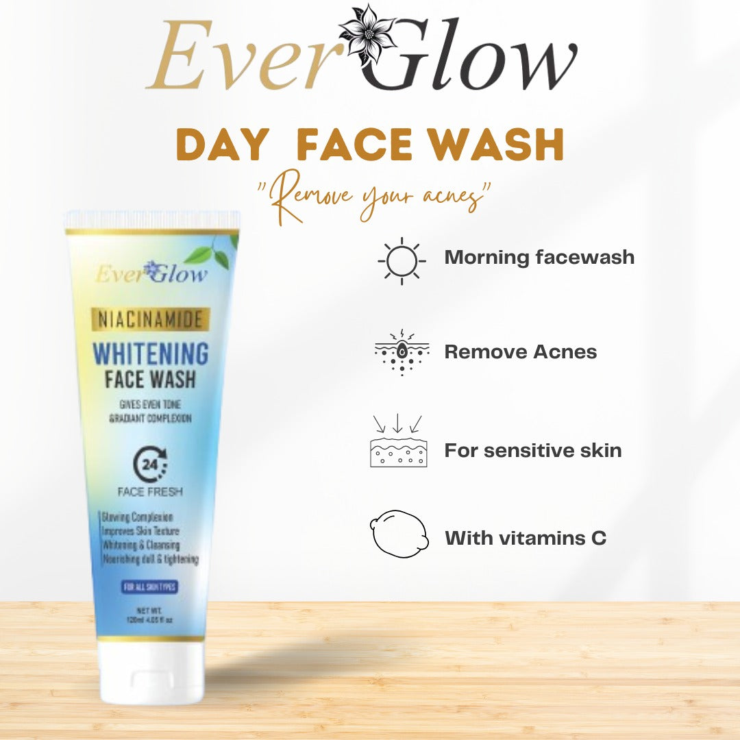 Ever Glow Whitening Face Wash,  All Skin Types