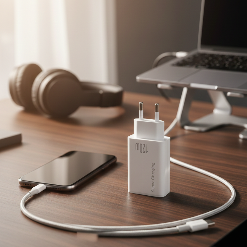 120W Super Fast Charger – High-Speed Power Adapter