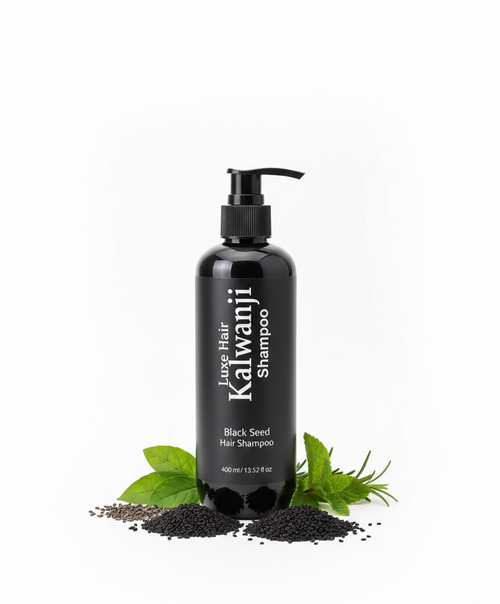 Luxe Hair Herbal Shampoo – Strength & Nourishment for Healthy Hair | Black & Seed Hair Shampoo – Revive, Strengthen & Shine | 400ml