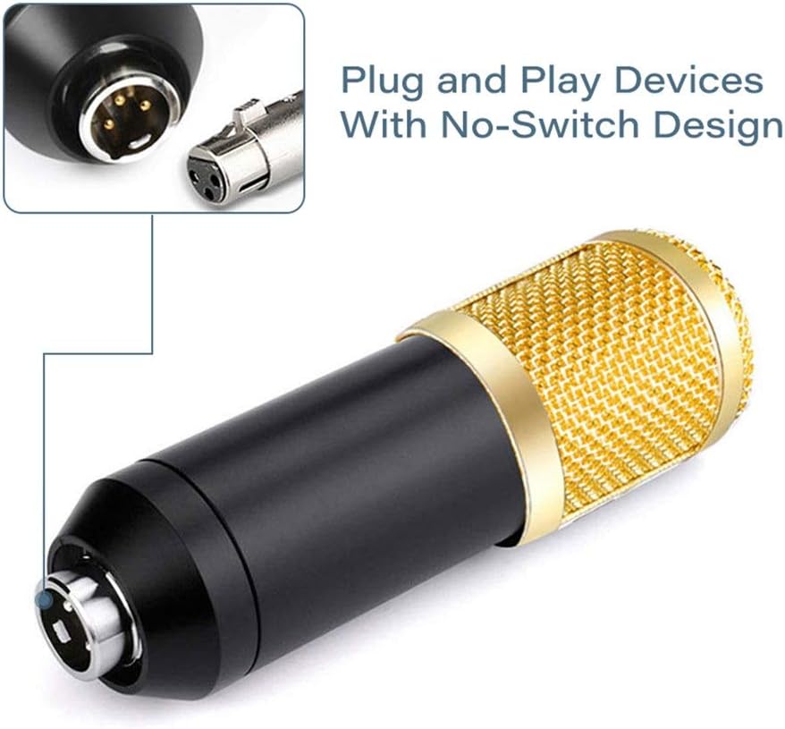 Professional Condenser Microphone, Podcast Mic Set